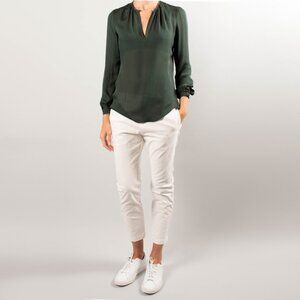 Nili Lotan "Tel Aviv" Pant in Eggshell, size 2